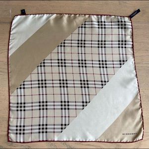 Burberry silk scarf
